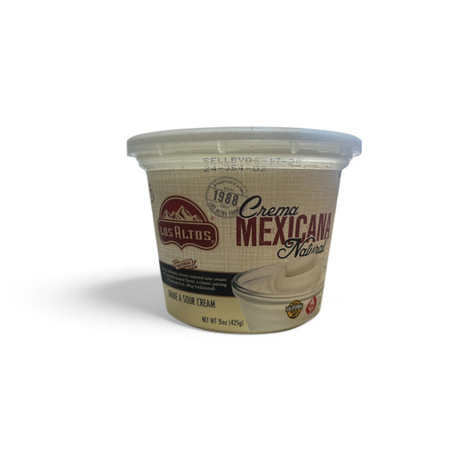 Los Altos - Crema Mexicana, 15 oz, Single piece