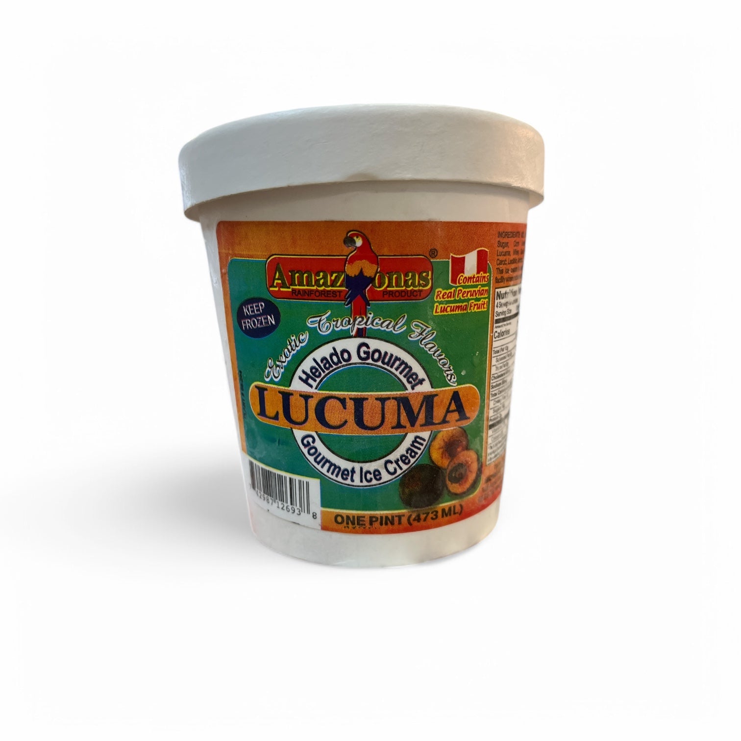 Amazonas - Helado De Lucuma, 1 Pint, Single pack