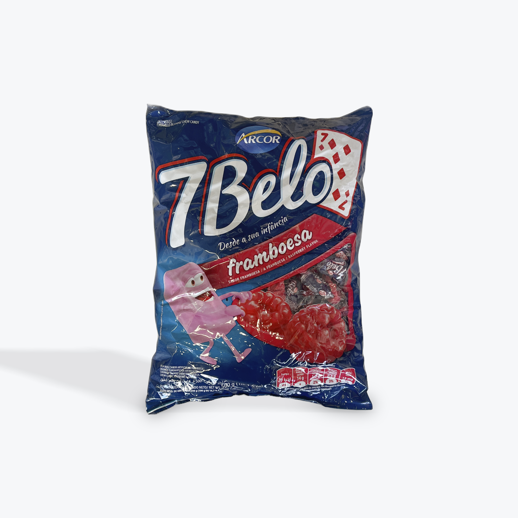 Arcor - 7 Belo Bala Framboesa, 21.1 oz