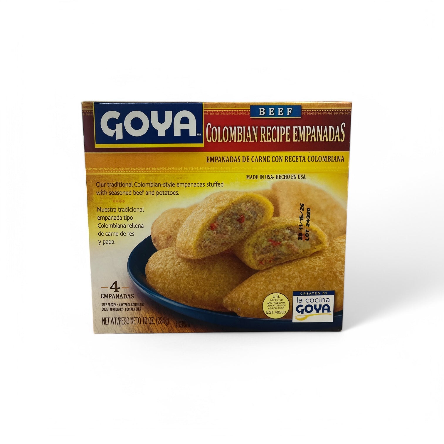 Goya - Colombian Beef Empanadas, 10 Oz, Single pack