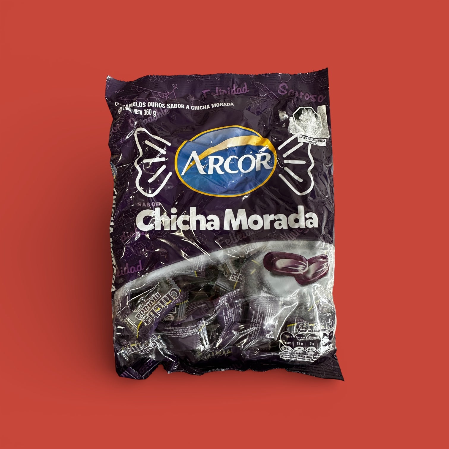 Arcor- Chicha Morada Candy, 360 g, 1 bag