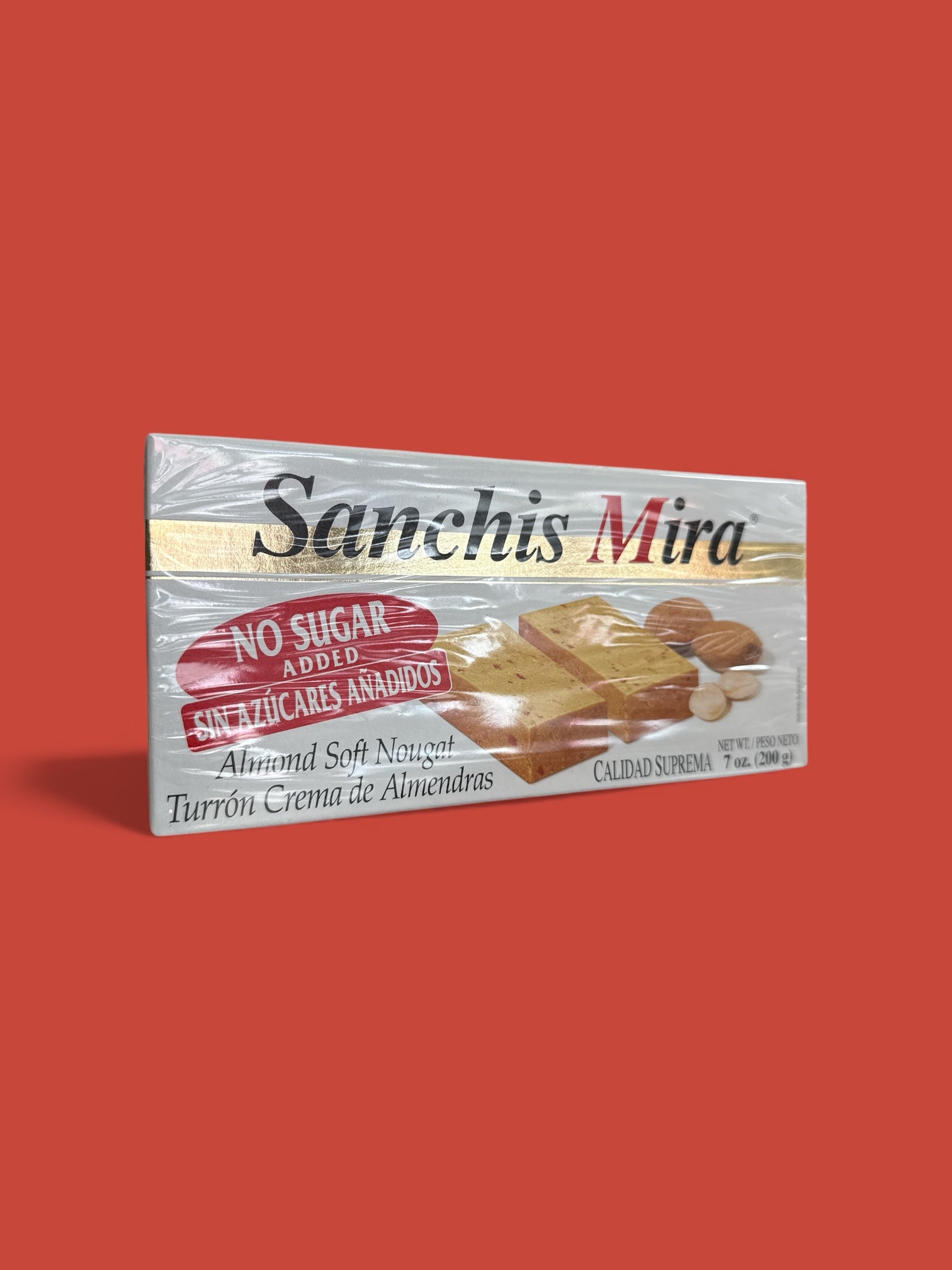 Sanchis Mira - Turron de alicante nougat sin azucar, 7 oz