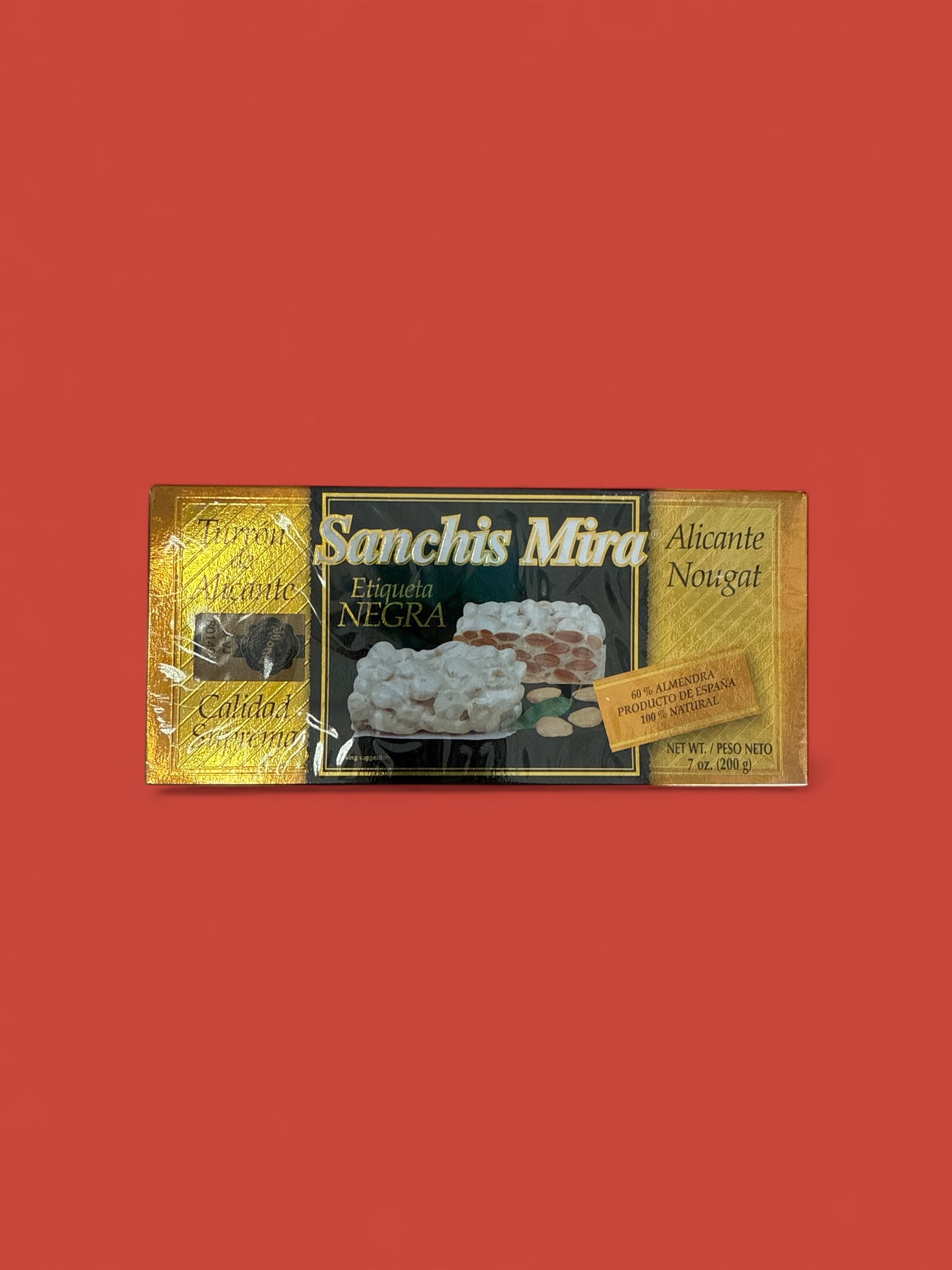 Sanchis Mira - Turron de alicante nougat, 7 oz