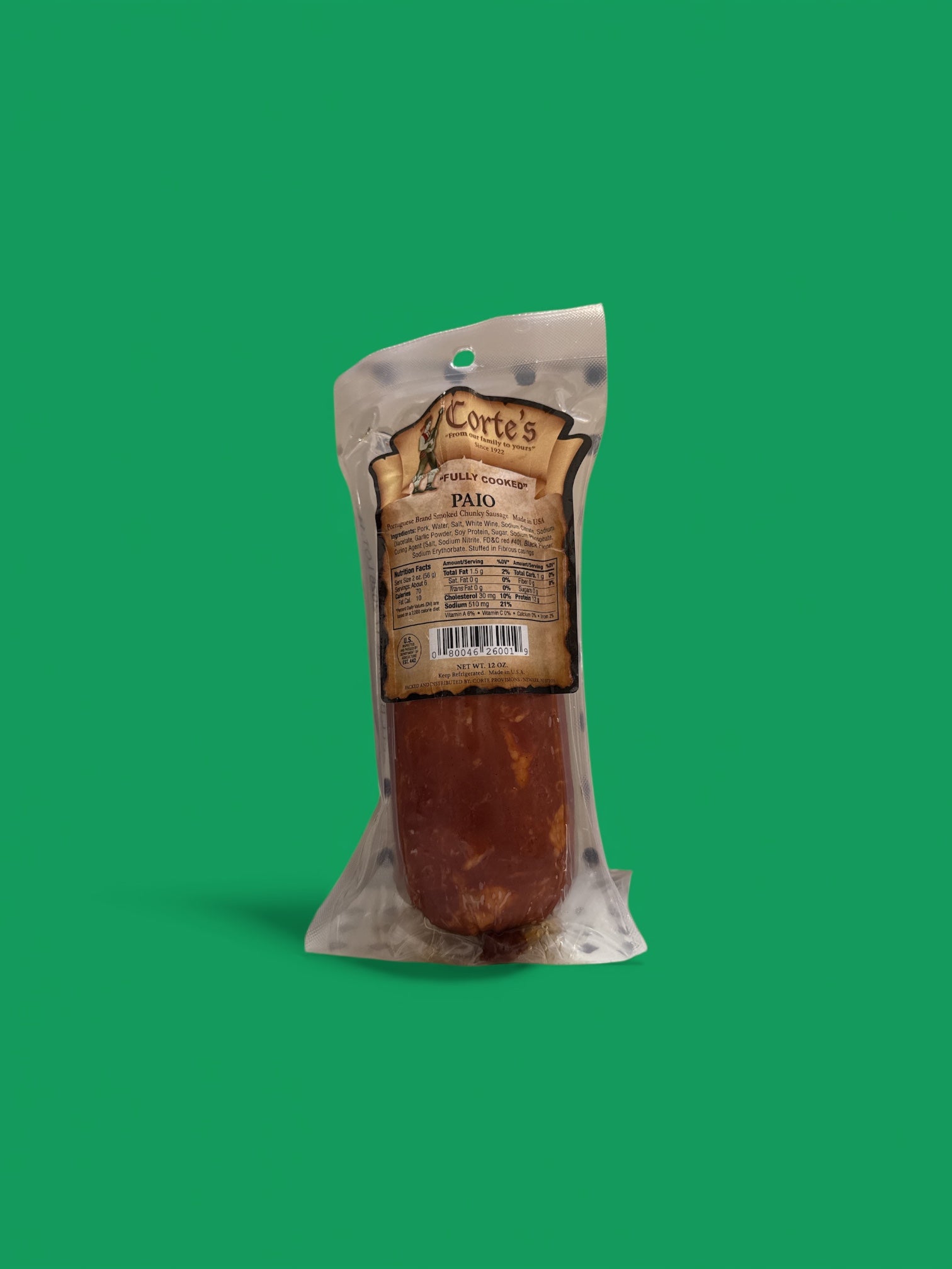 Corte’s- Paio Frozen, 12 oz