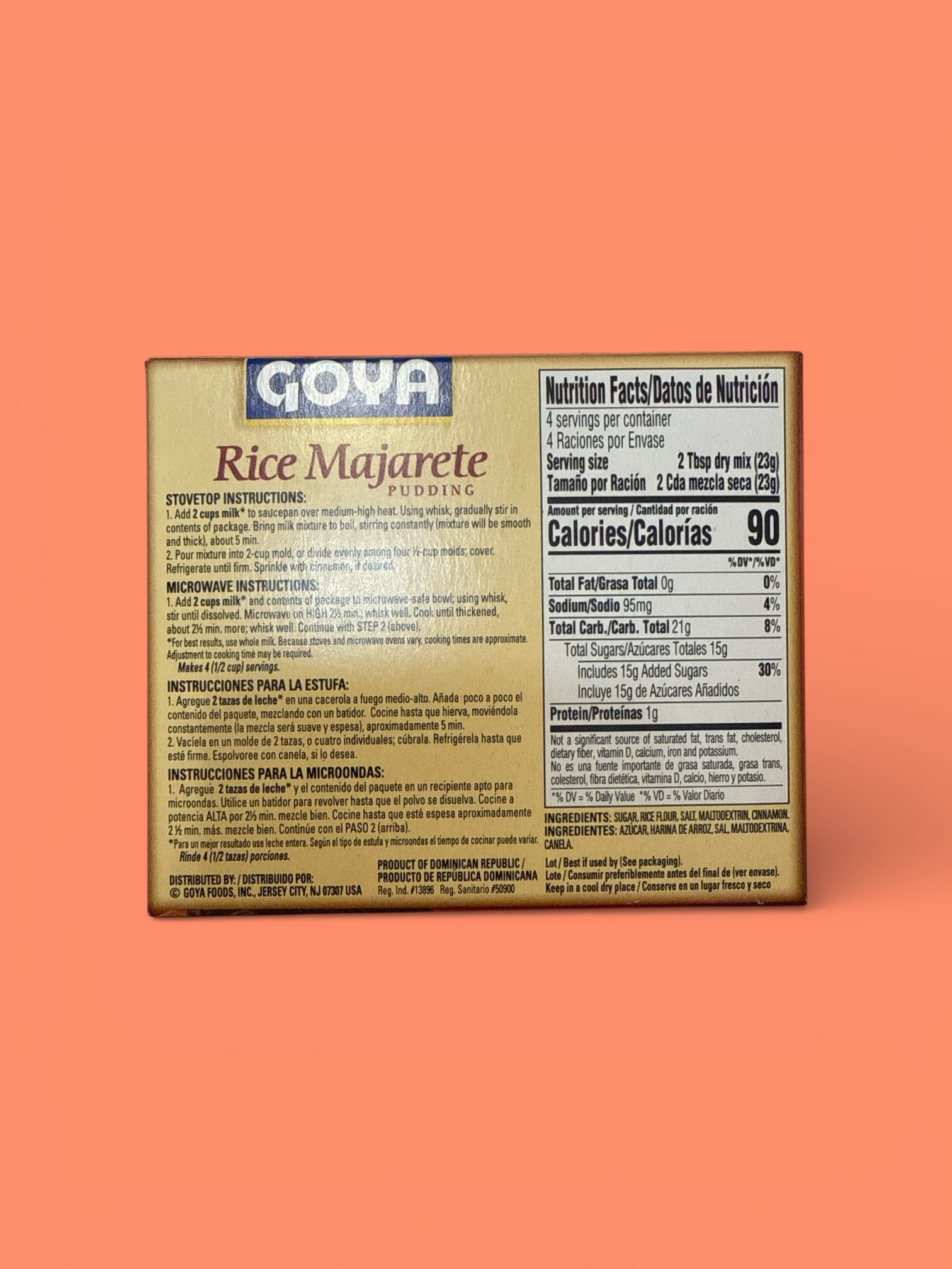 Goya - Rice Majarete pudding, 3.25oz