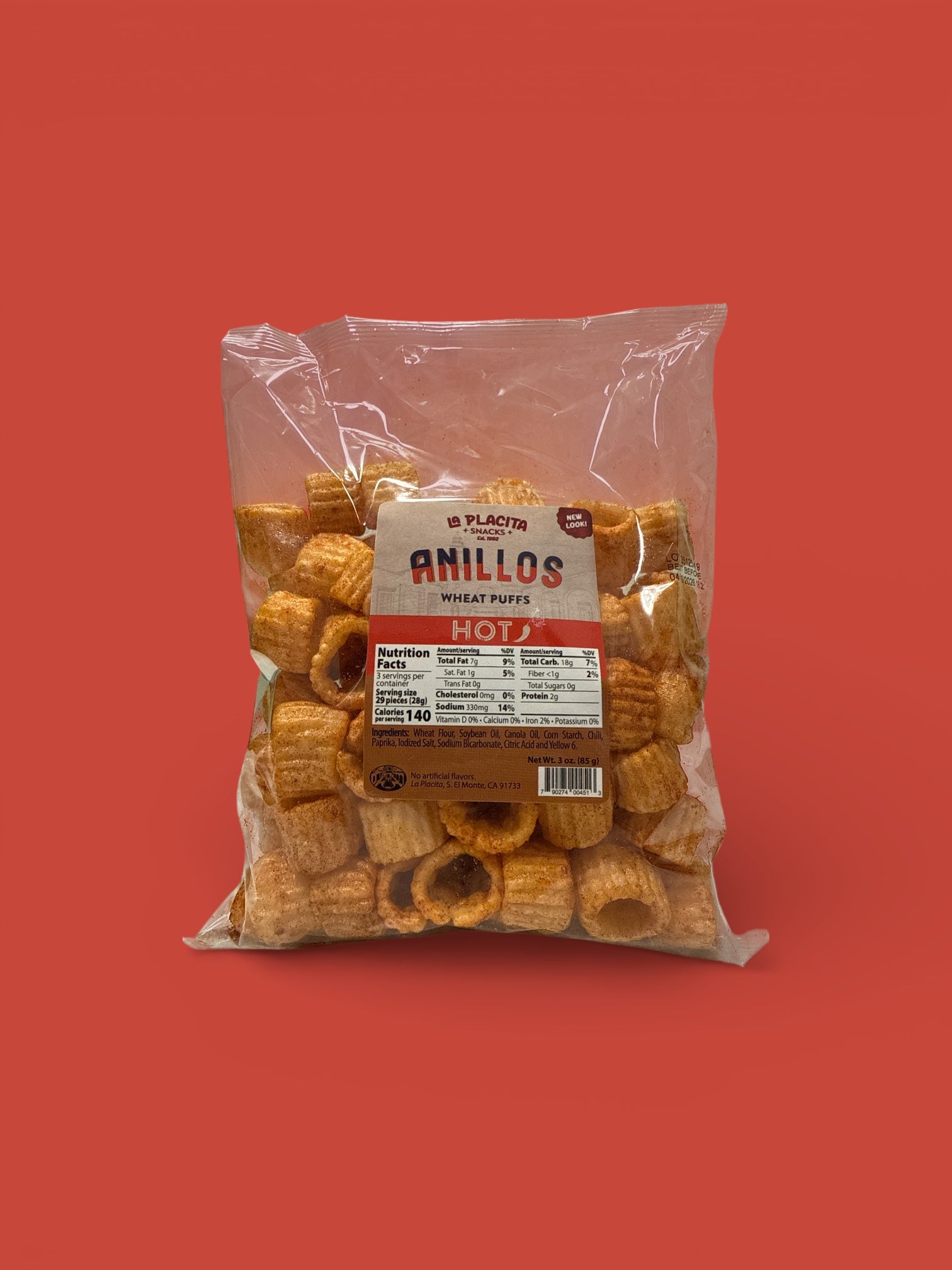 La Placita - Anillos Hot, 3 oz