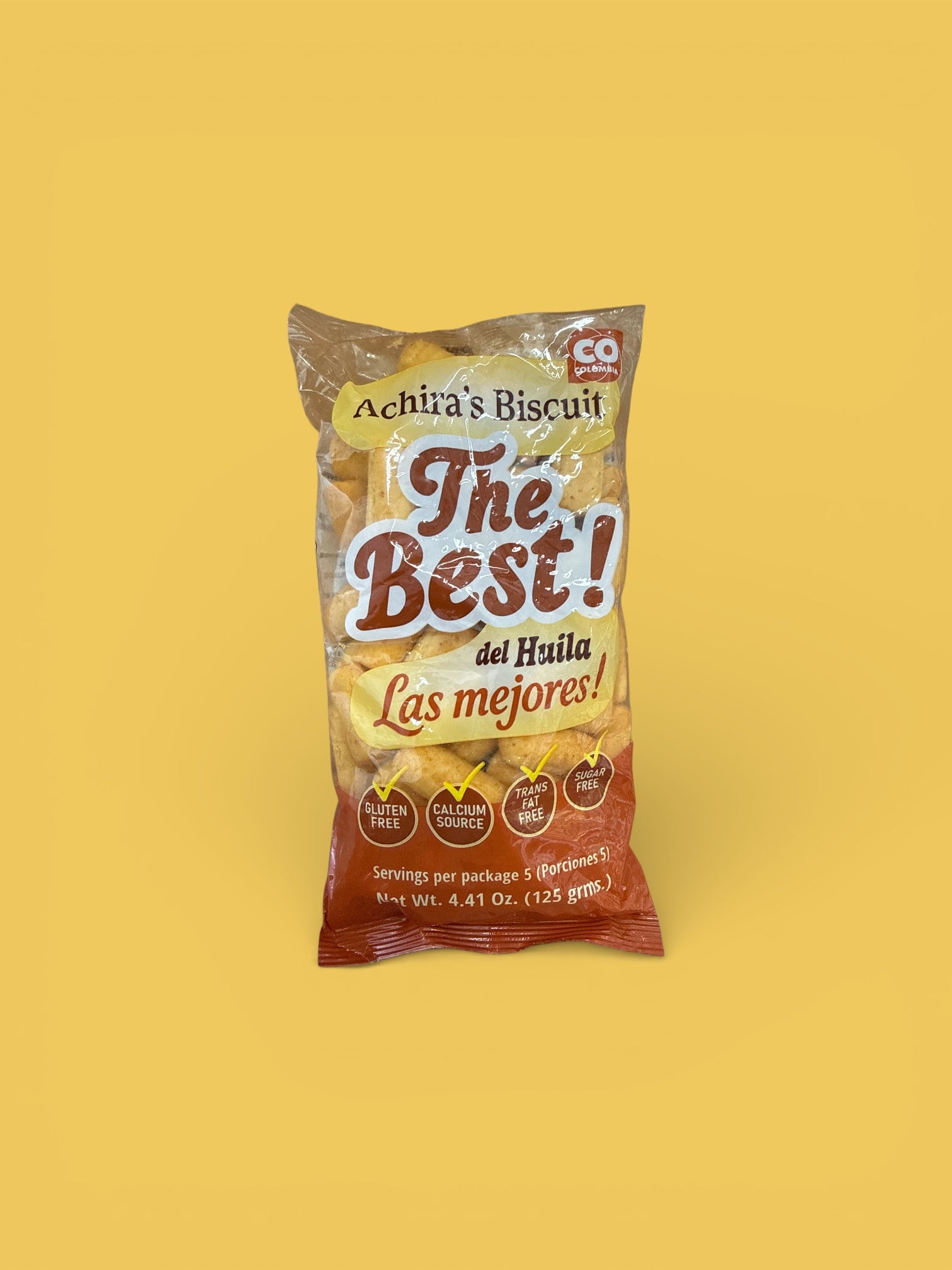 Achiras del Huila, 4.41 oz, single bag