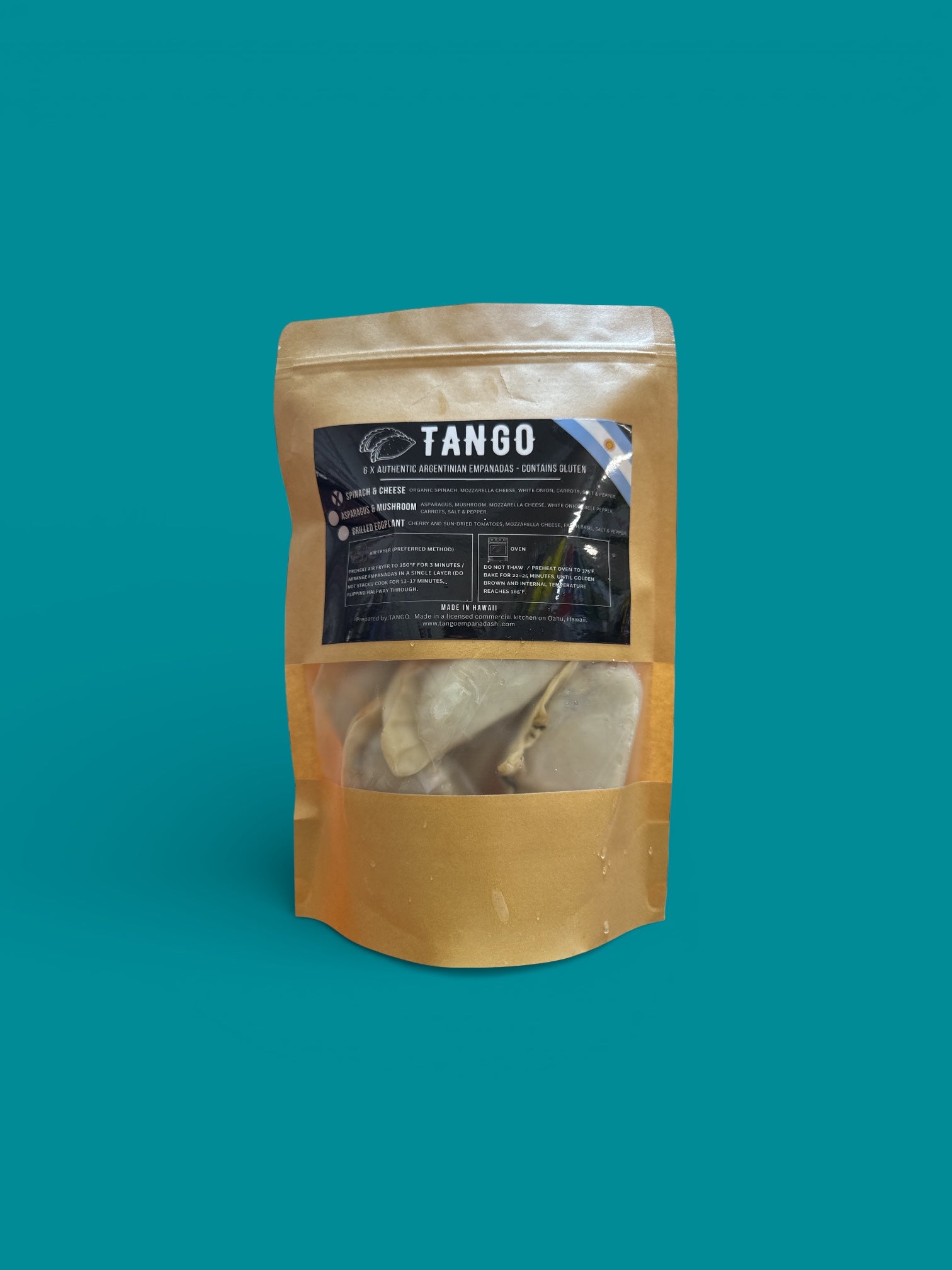 Tango empanadas - Empanadas spinach and cheese (6 piezas)