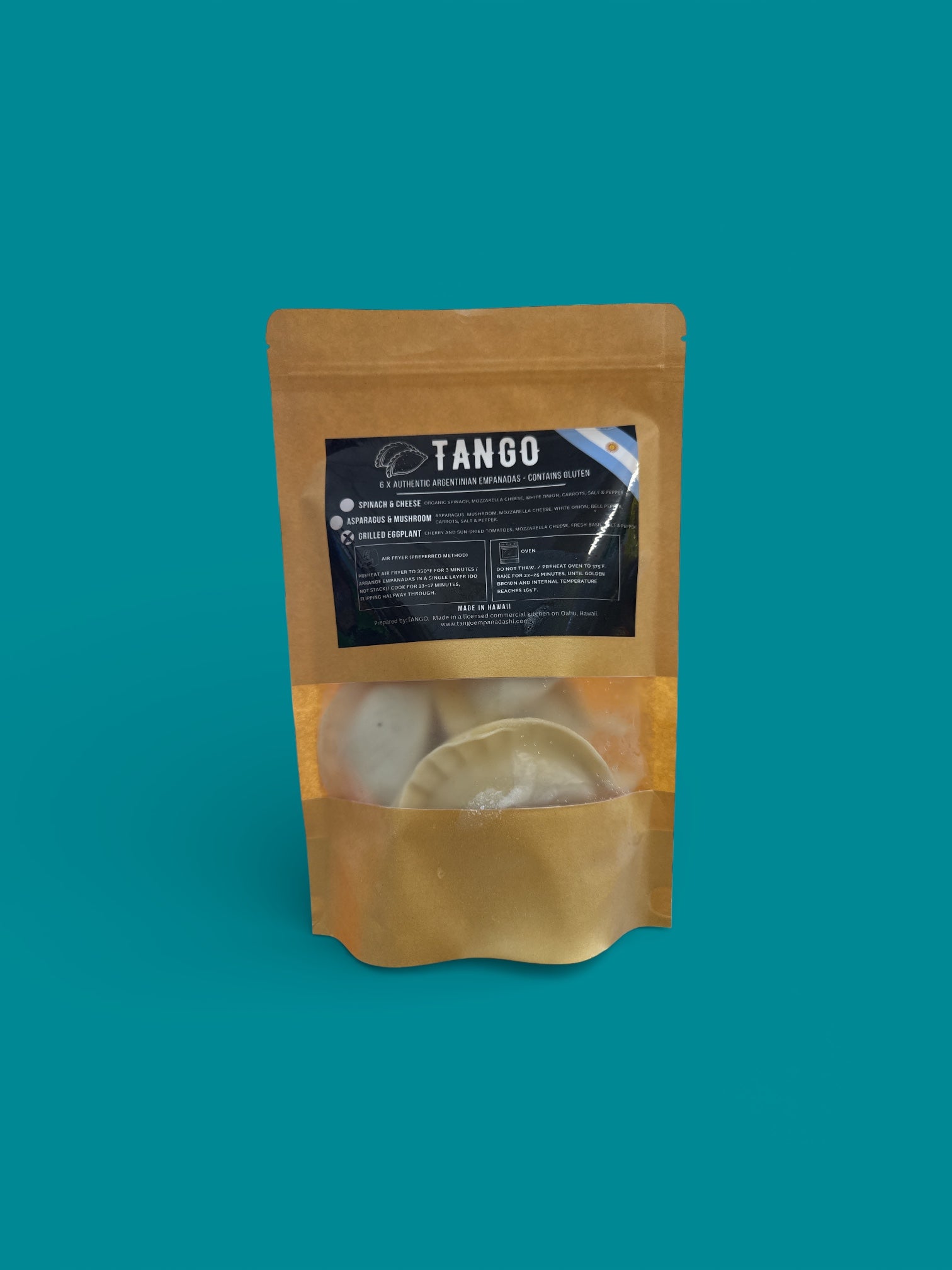 Tango empanadas - Grilled Eggplant (6 piezas)