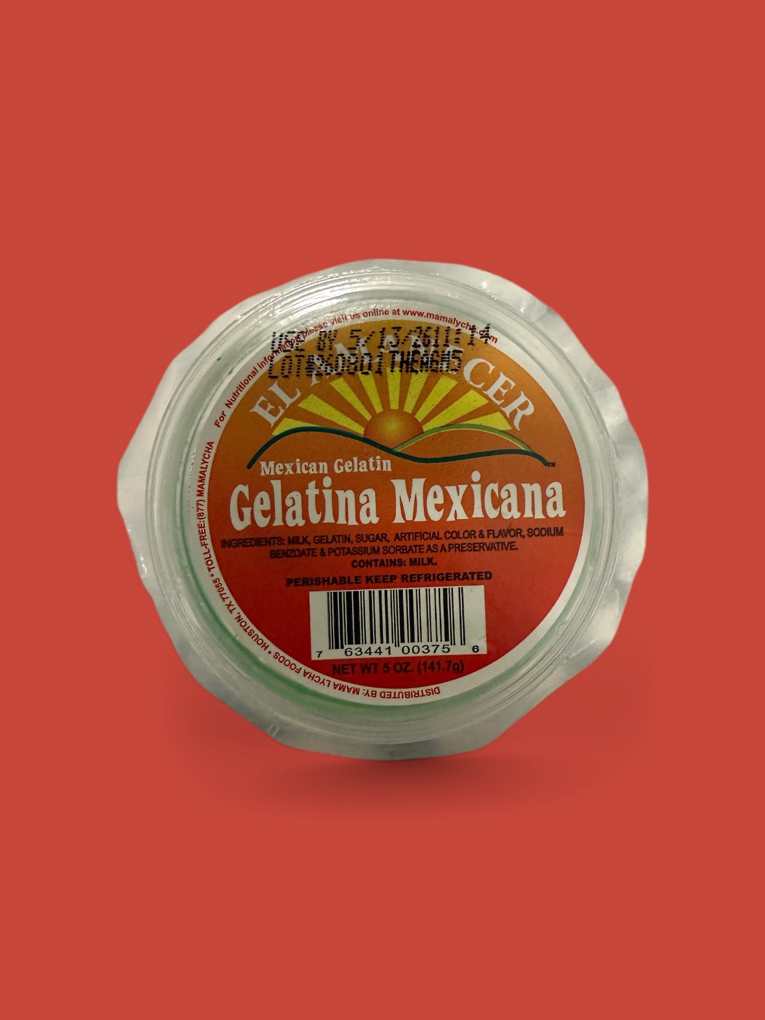 El Amanecer- Gelatina Mexicana, 5 oz, single container