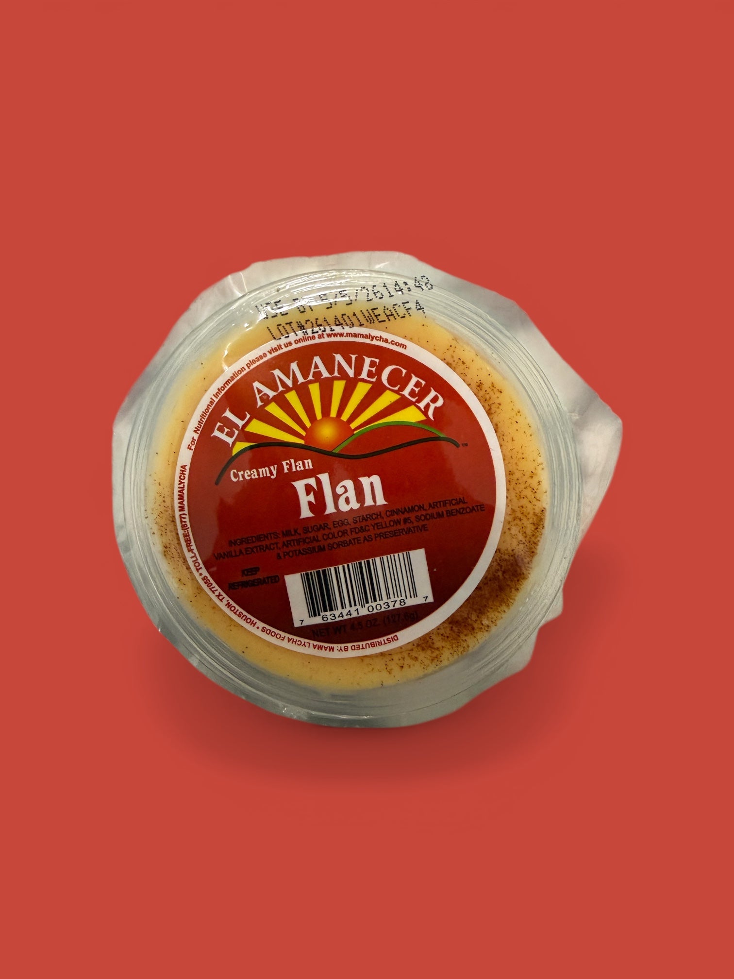El Amanecer- Creamy Flan, 4.5 oz, single container