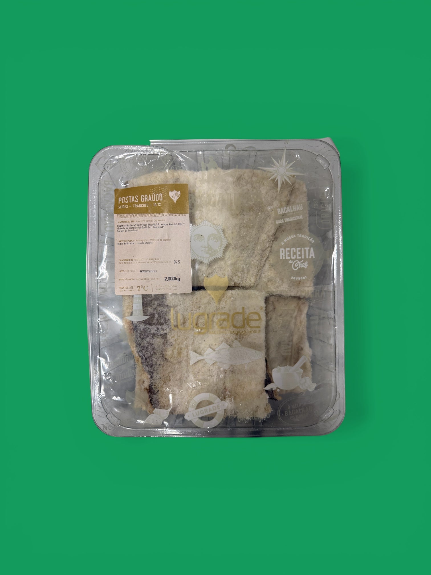 Lugrade- Bacalhau PostaCorrent, 2kg, Single Box
