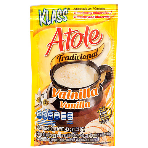 Klass - Atole tradicional vainilla (1.52oz)
