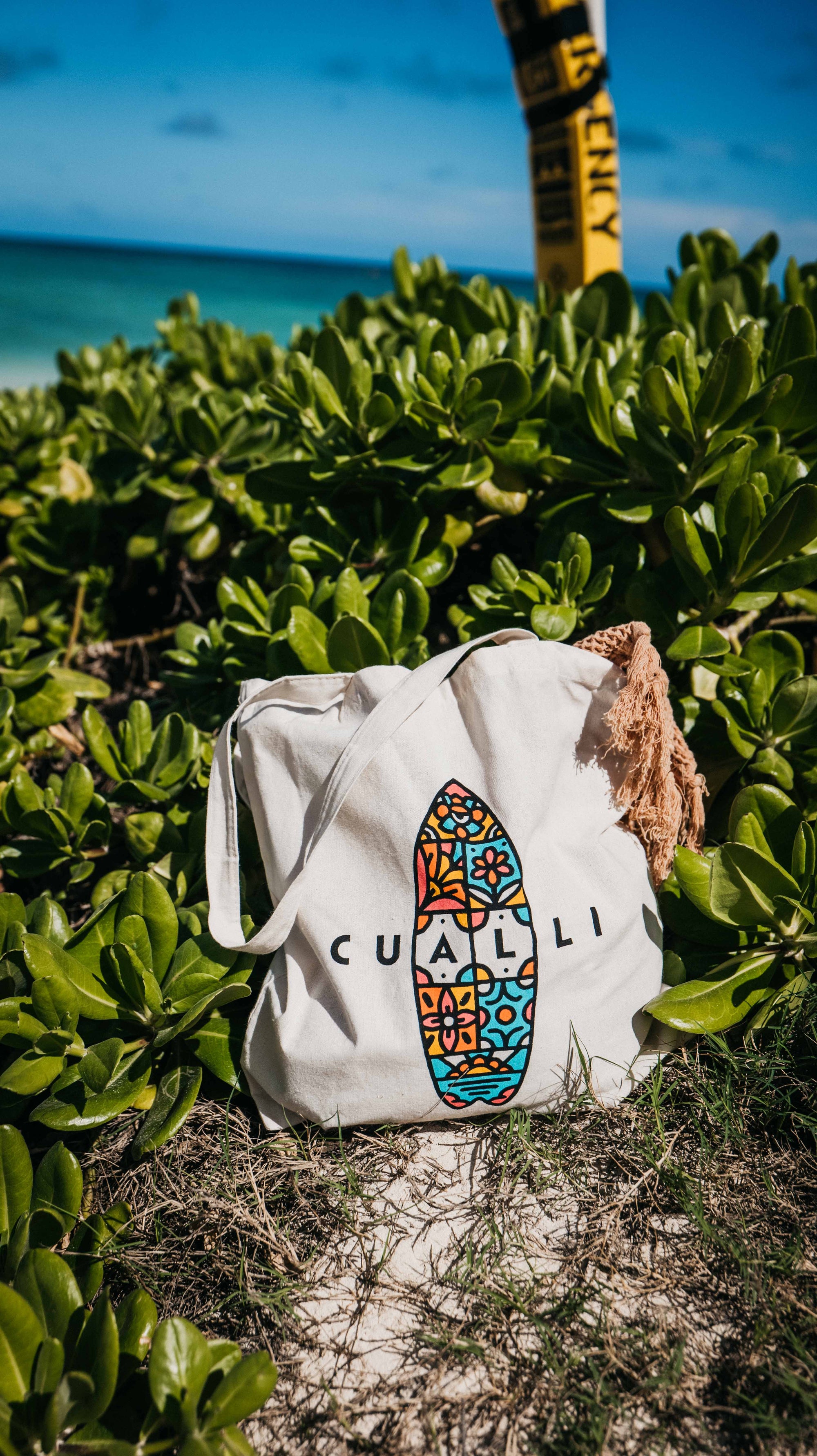 Cualli Co.- Recycled Cotton Canvas Tote