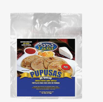Mama Lycha - Pupusa de Queso, 4pk, 18 oz