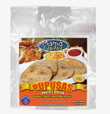 Mama Lycha - Pupusa de Queso & Pollo, 4pk, 18 oz
