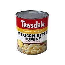 Teasdale, Mexican Style Hominy, 10 lbs Canned
