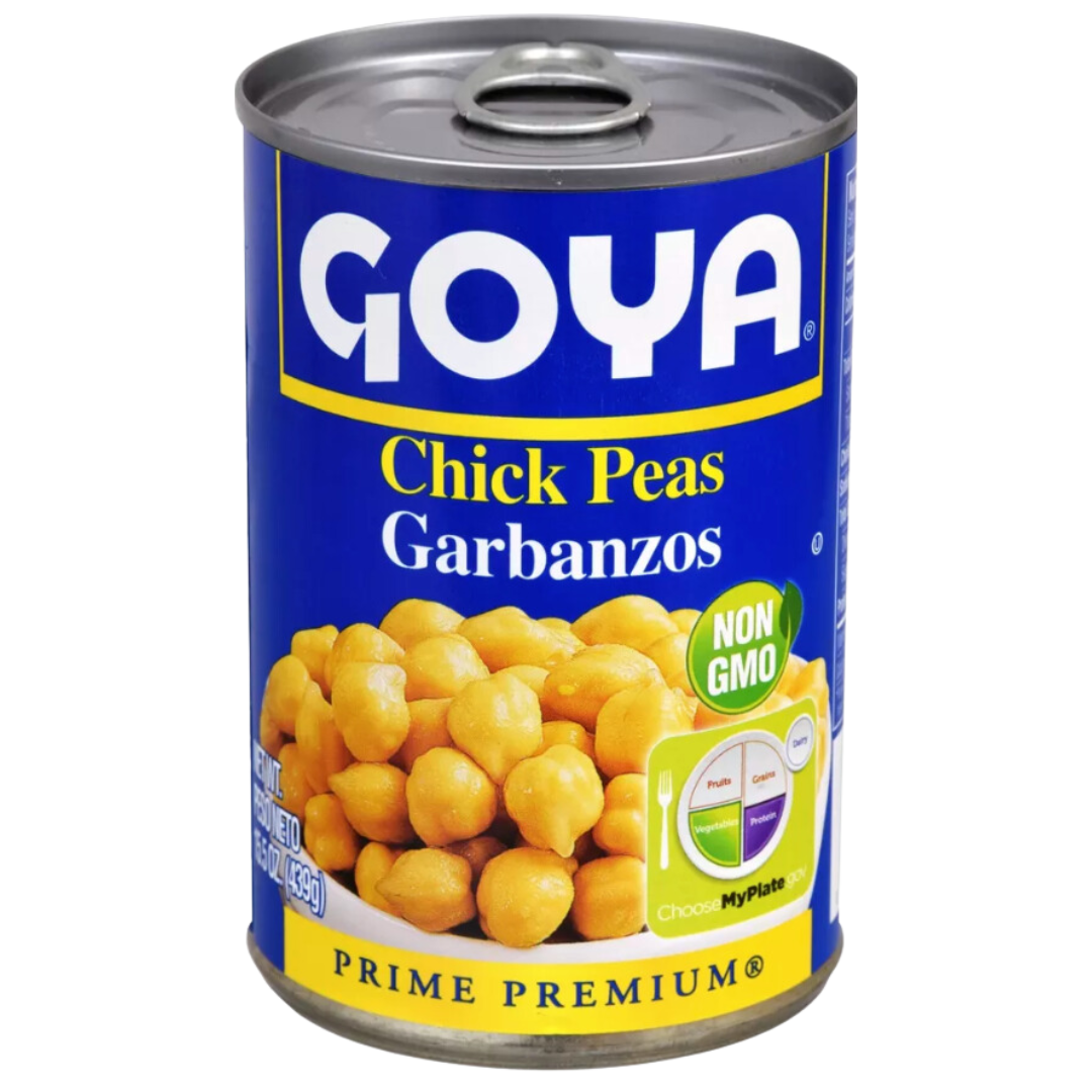 "Organic Goya Chick Peas - Rich in Fiber and Protein - Perfect for Salads, Soups, and More!"