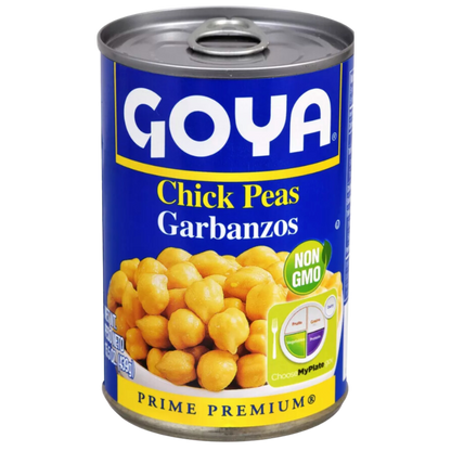 "Organic Goya Chick Peas - Rich in Fiber and Protein - Perfect for Salads, Soups, and More!"