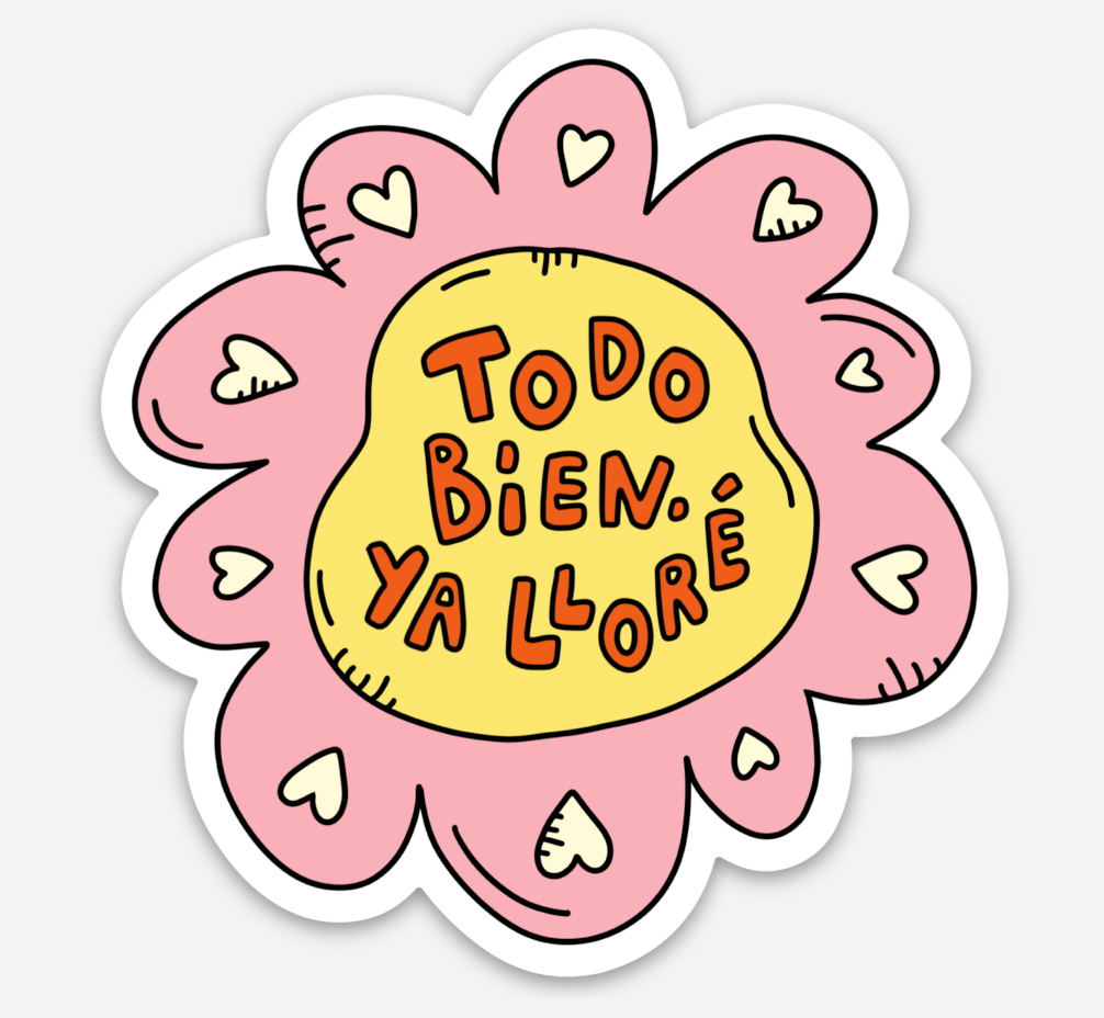 Jen Zeano Designs - Todo Bien Flower Sticker