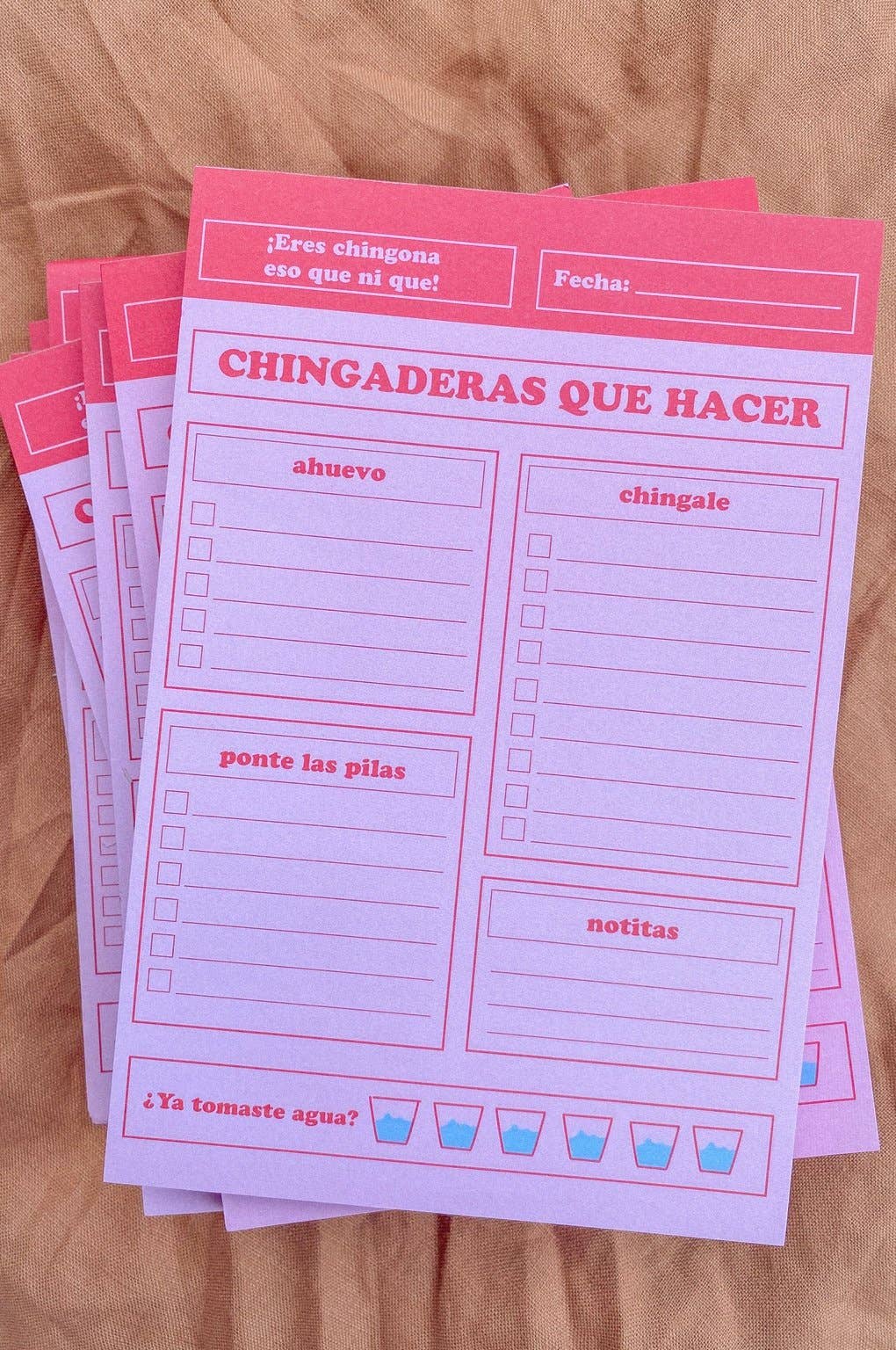 Jen Zeano Designs - Chingaderas Que Hacer NotePad
