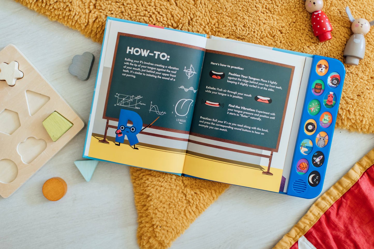 Blue Star Press - How Do You Roll Your R's?: Bilingual Sound Book for Kids 2-5