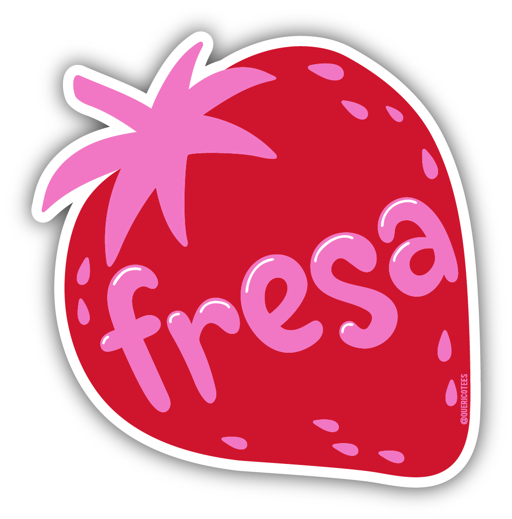 Que Rico T-Shirt Co. - Fresa Sticker