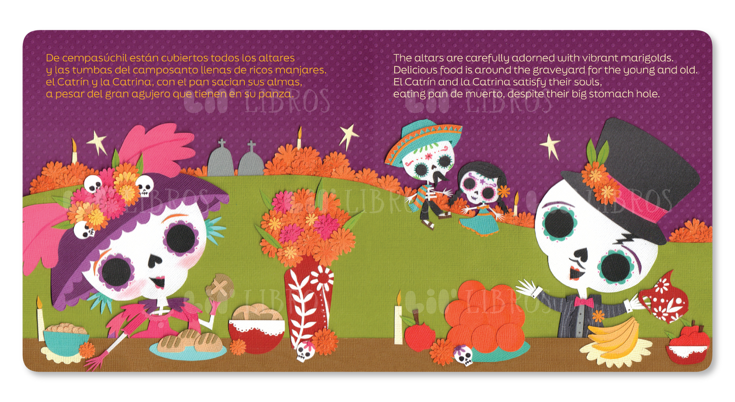 Lil' Libros ~ Bilingual Children's Books & Games - Medias naranjas: El Catrín & La Catrina (Bilingual)