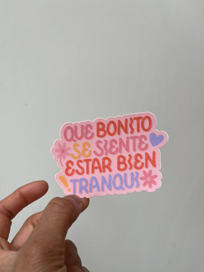 Jen Zeano Designs - Tranqui Sticker