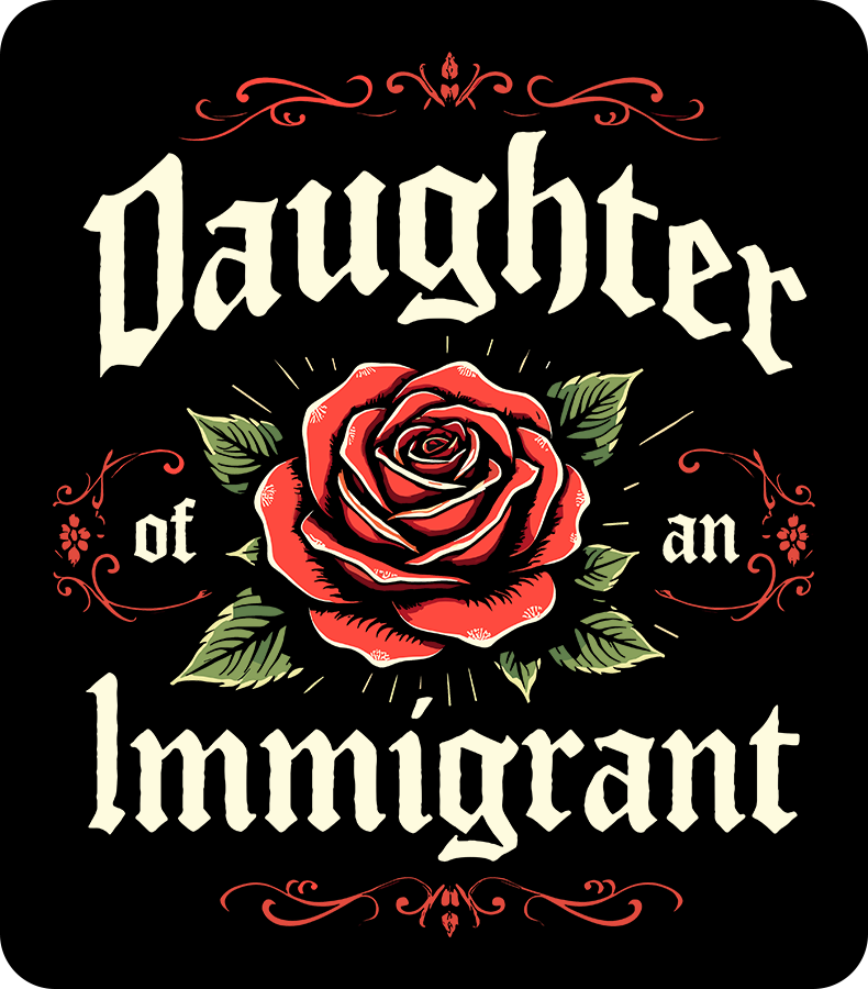 Sew Bonita - Daughter of an Immigrant (Rose) Sticker