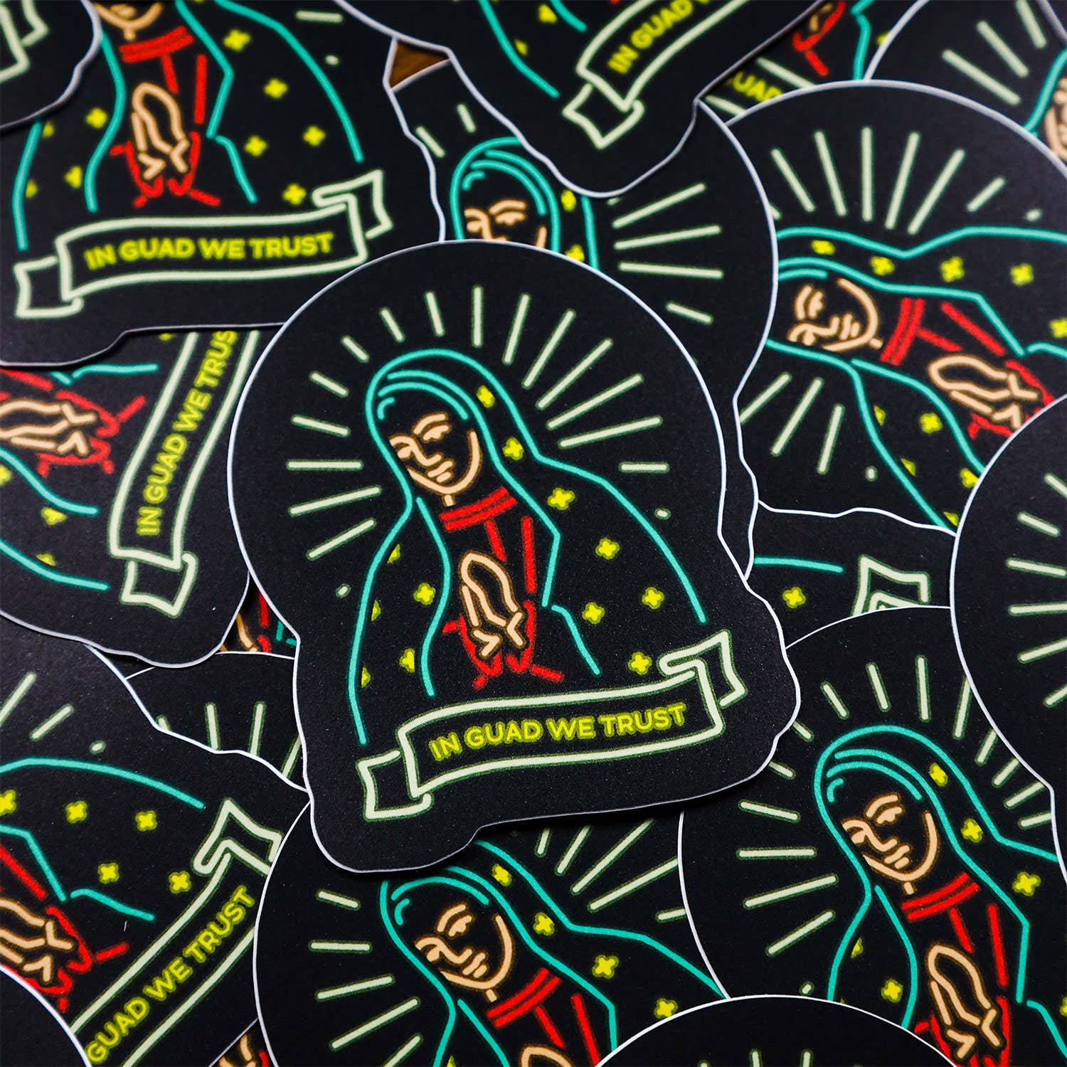 Sew Bonita - In Guad We Trust Sticker