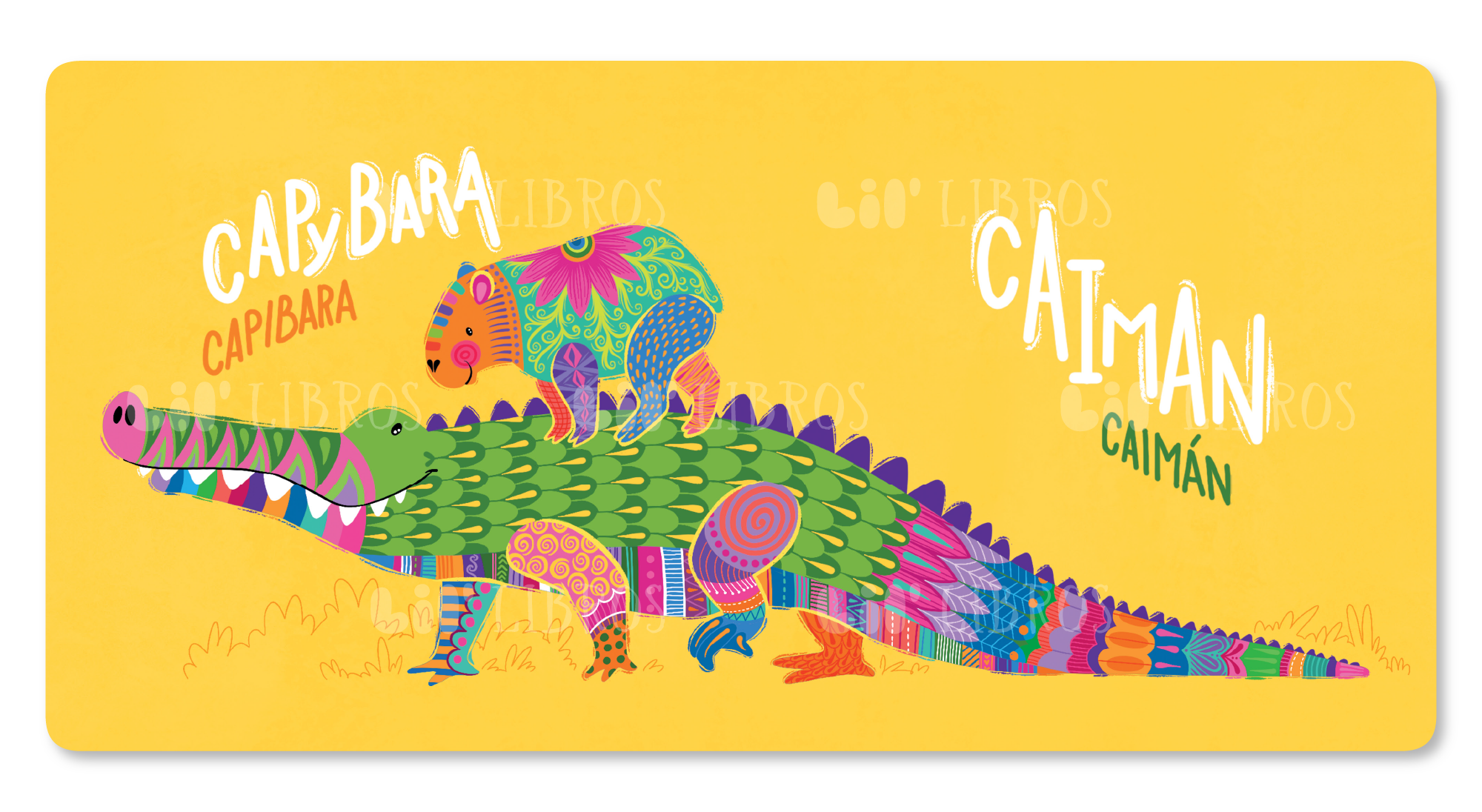 Lil' Libros ~ Bilingual Children's Books & Games - Alebrijes Animals / Animales (Bilingual English and Spanish)