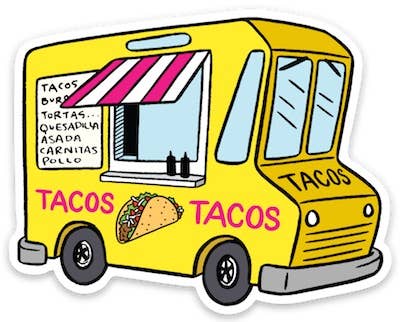 THE FOUND - Taco Food Truck Die Cut Sticker