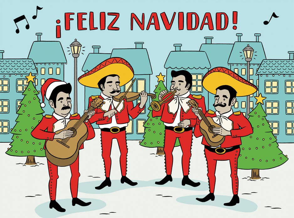 THE FOUND - Feliz Navidad Mariachi Christmas Card