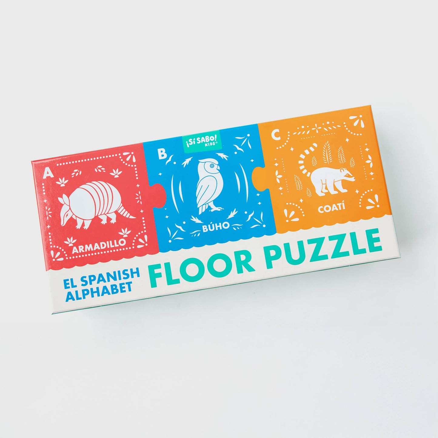 Blue Star Press - El Spanish Alphabet Jumbo Floor Puzzle: 27-Piece ABC Puzzle