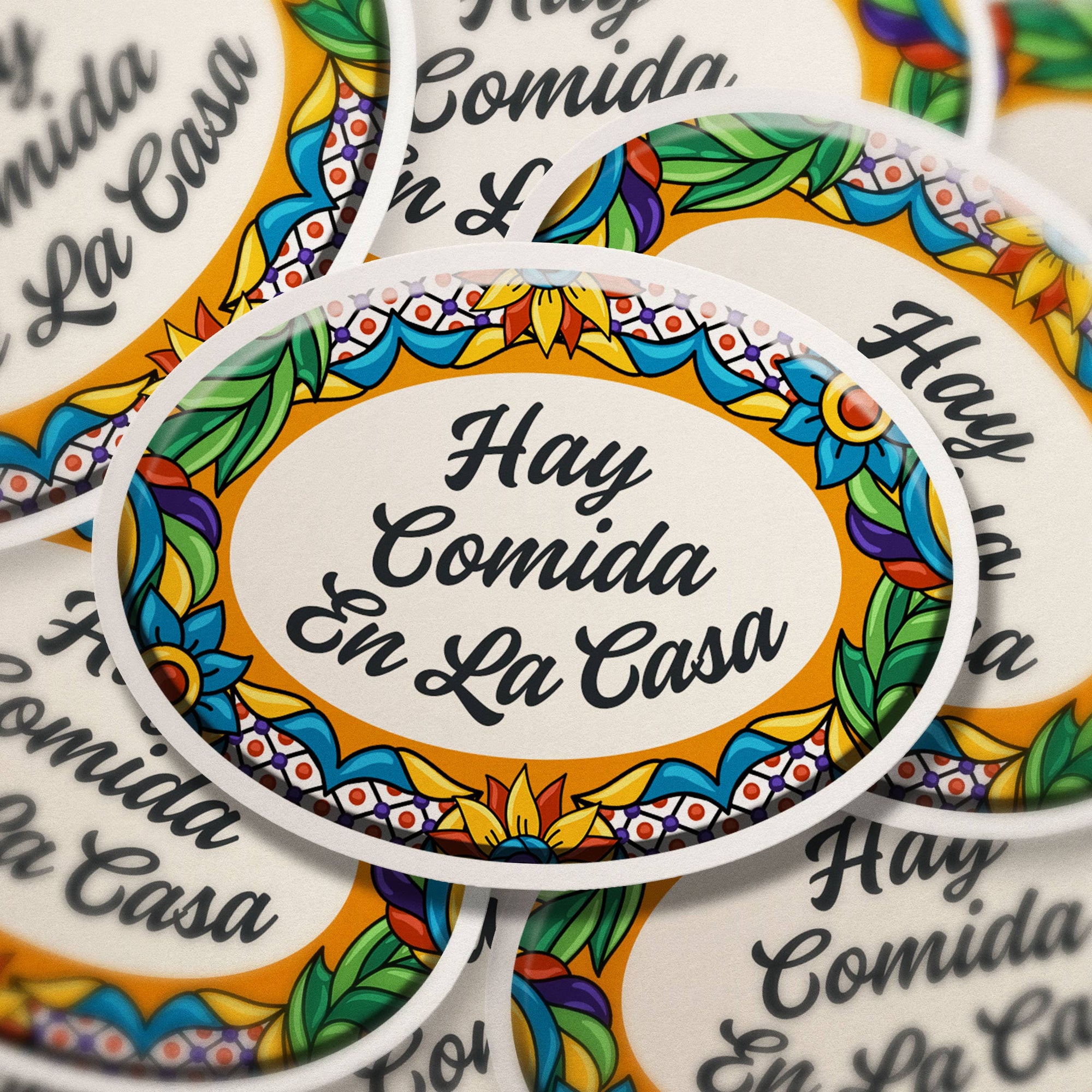 Sew Bonita - Hay Comida en la Casa Sticker