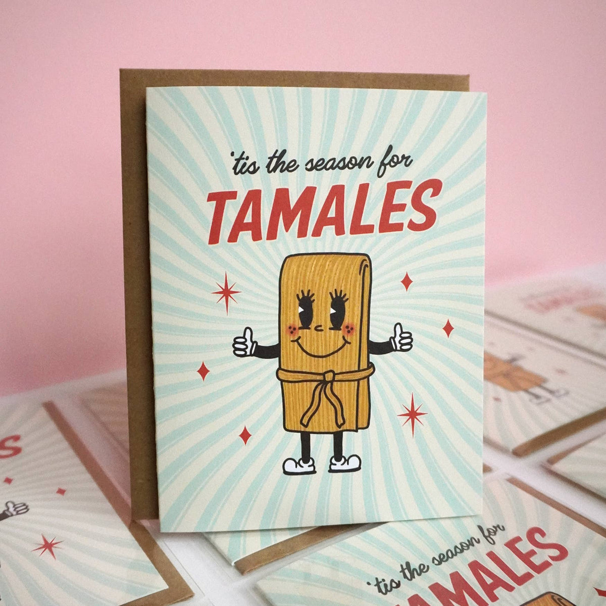 Erica Alfaro Designs - 'Tis the Season for Tamales Greeting Card