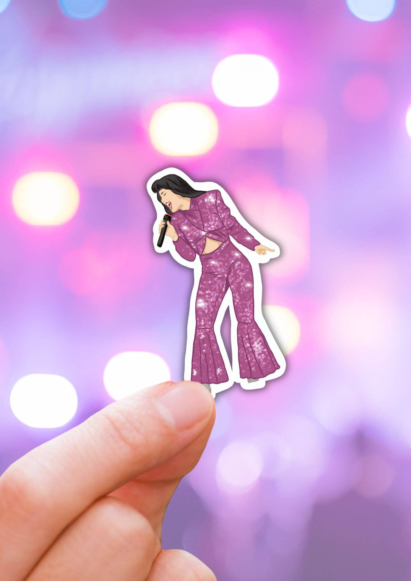 Lalatina Shop - Selena Quintanilla water resistant sticker