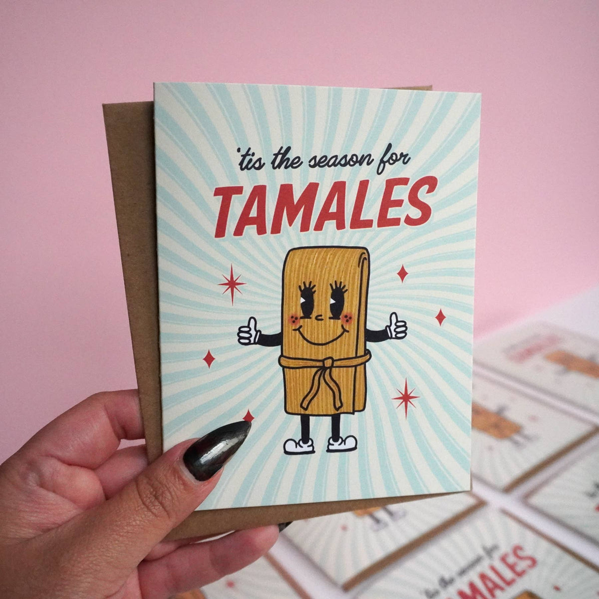 Erica Alfaro Designs - 'Tis the Season for Tamales Greeting Card