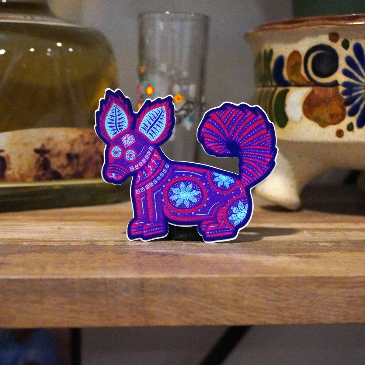 Erica Alfaro Designs - Diamond Alebrije Mexican Vinyl Sticker
