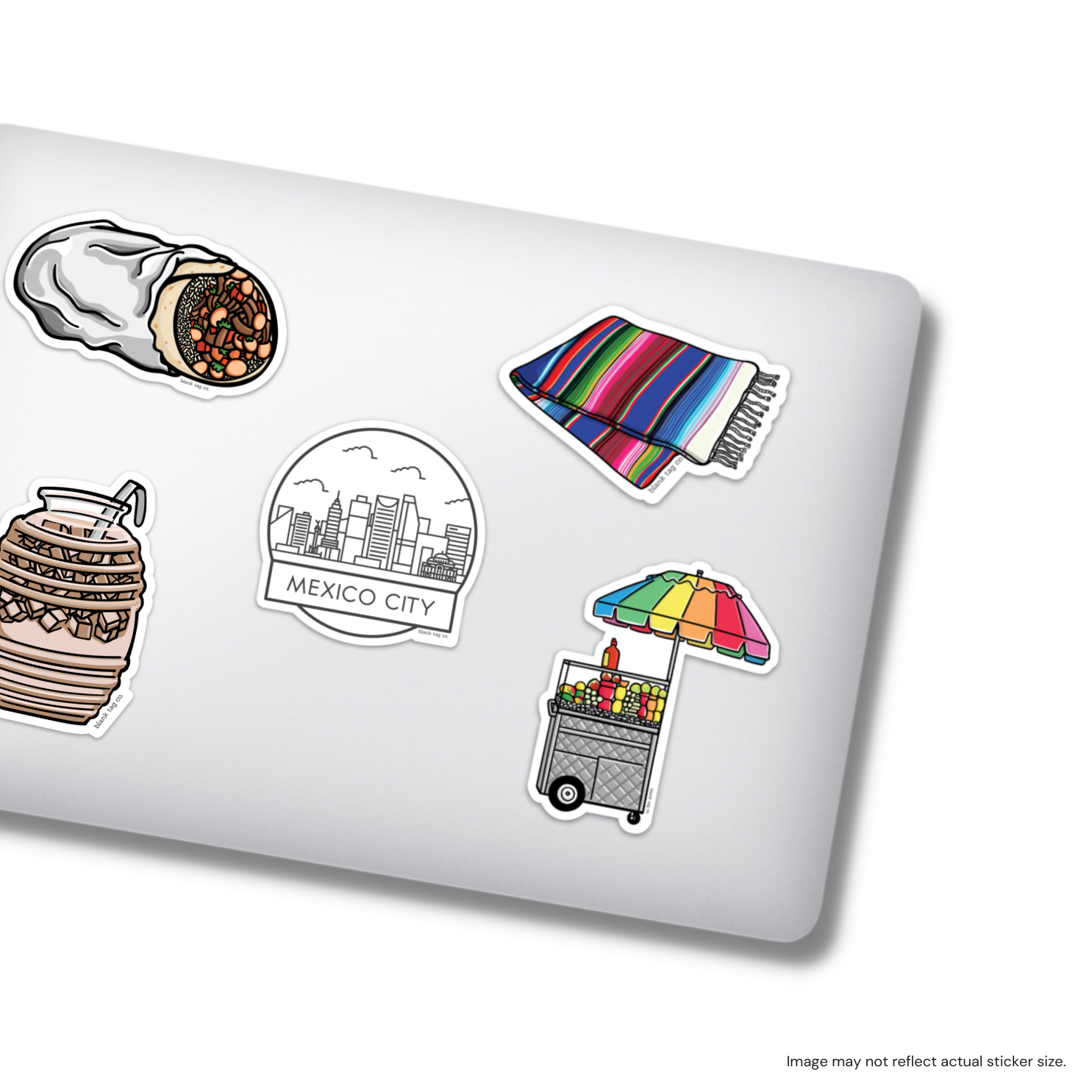 Blank Tag Co. Stickers - The Horchata Agua Fresca Sticker: 1.97x3 in