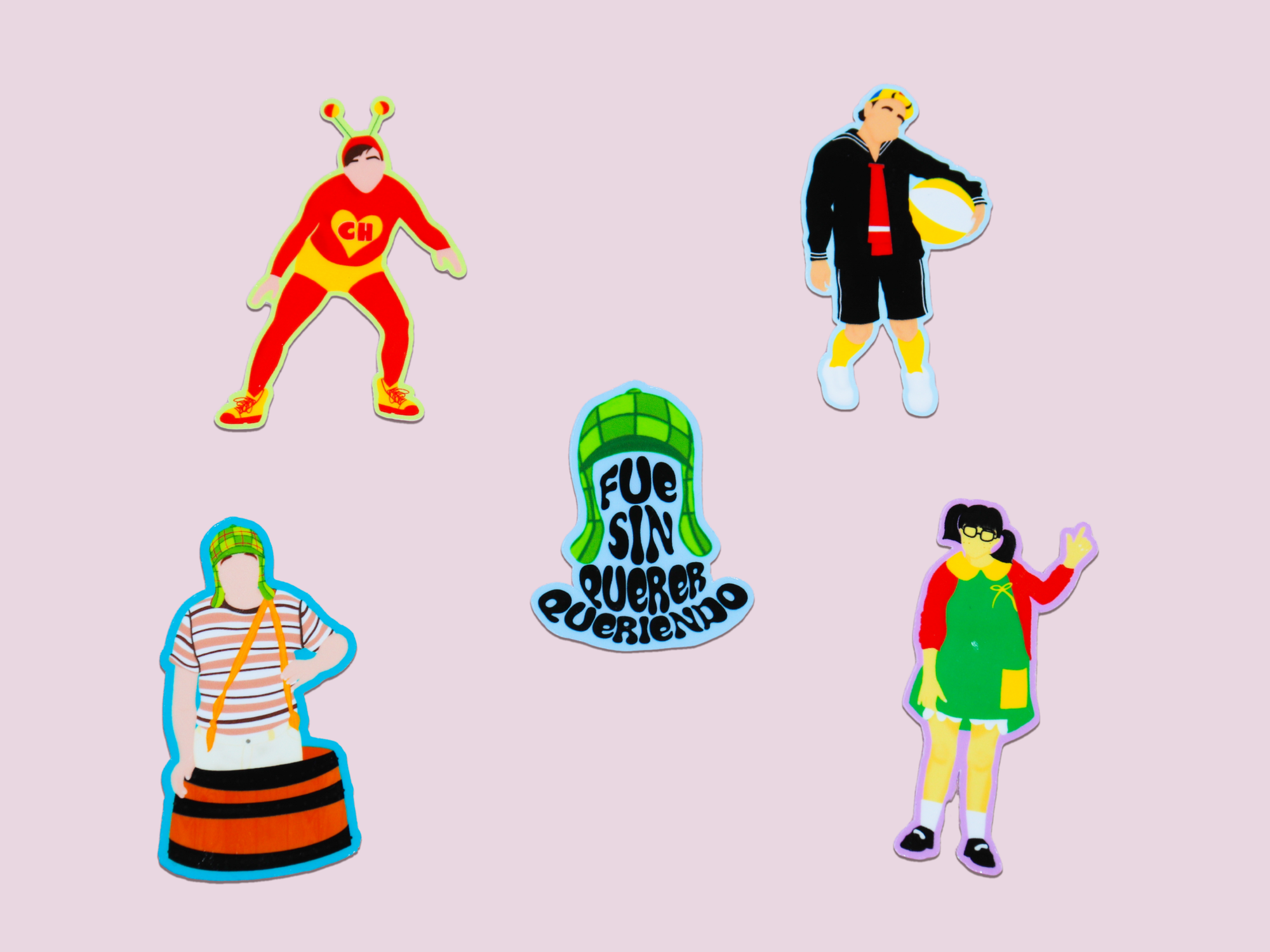 Espyz Studio - El Chavo Del Ocho Friends Sticker Pack - Mexican - Latino