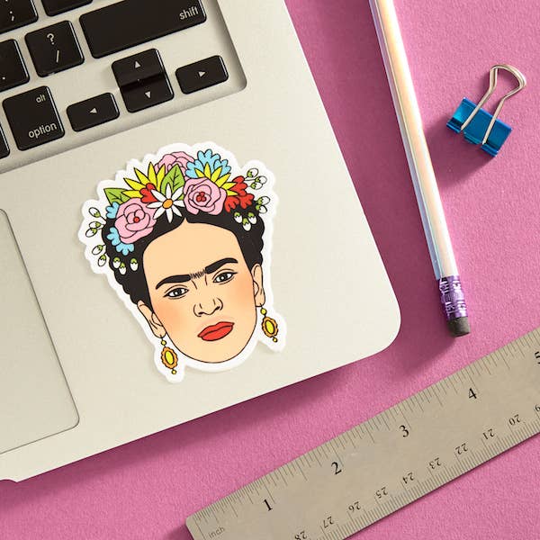 THE FOUND - Frida Flower Crown Die Cut Sticker
