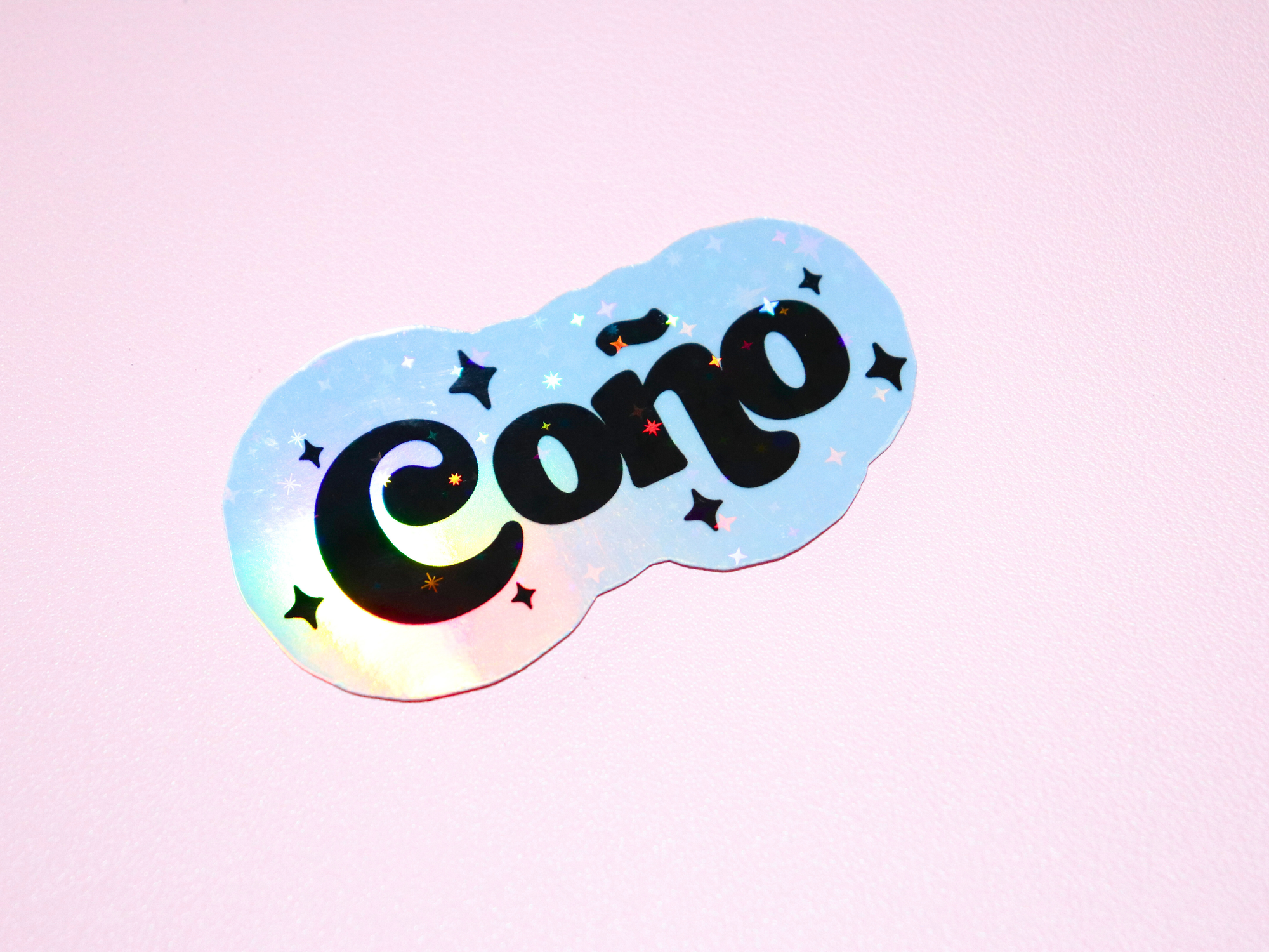 Espyz Studio - Coño Holographic Sticker - Funny Spanish - Puerto Rican
