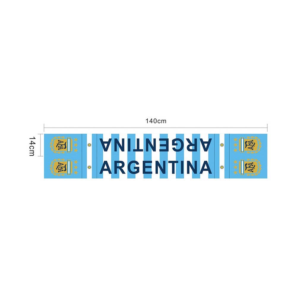 Argentina National Team World Cup Soccer Fan Fringe Scarf