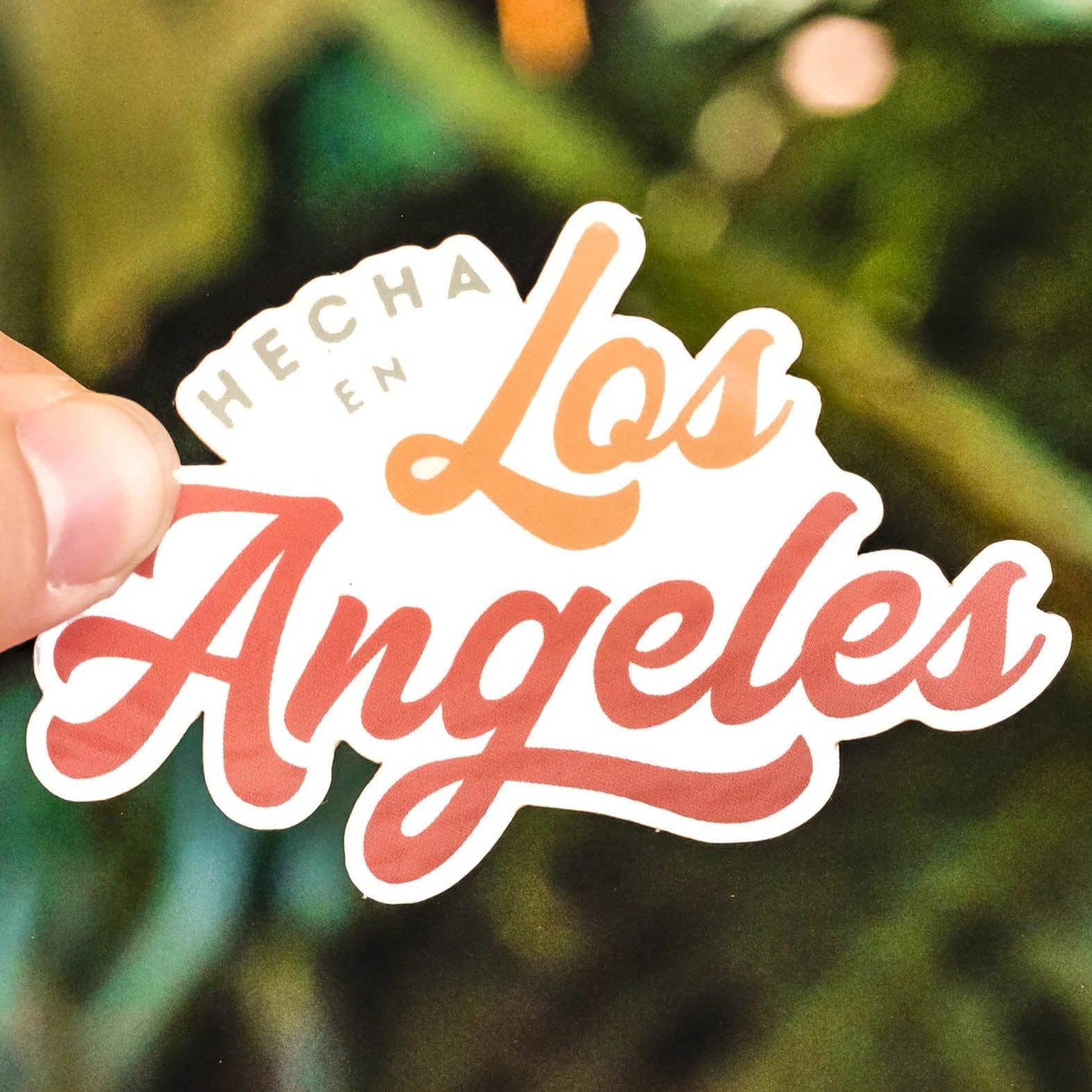 Quiero Prints - Hecha En Los Angeles Sticker: Dark