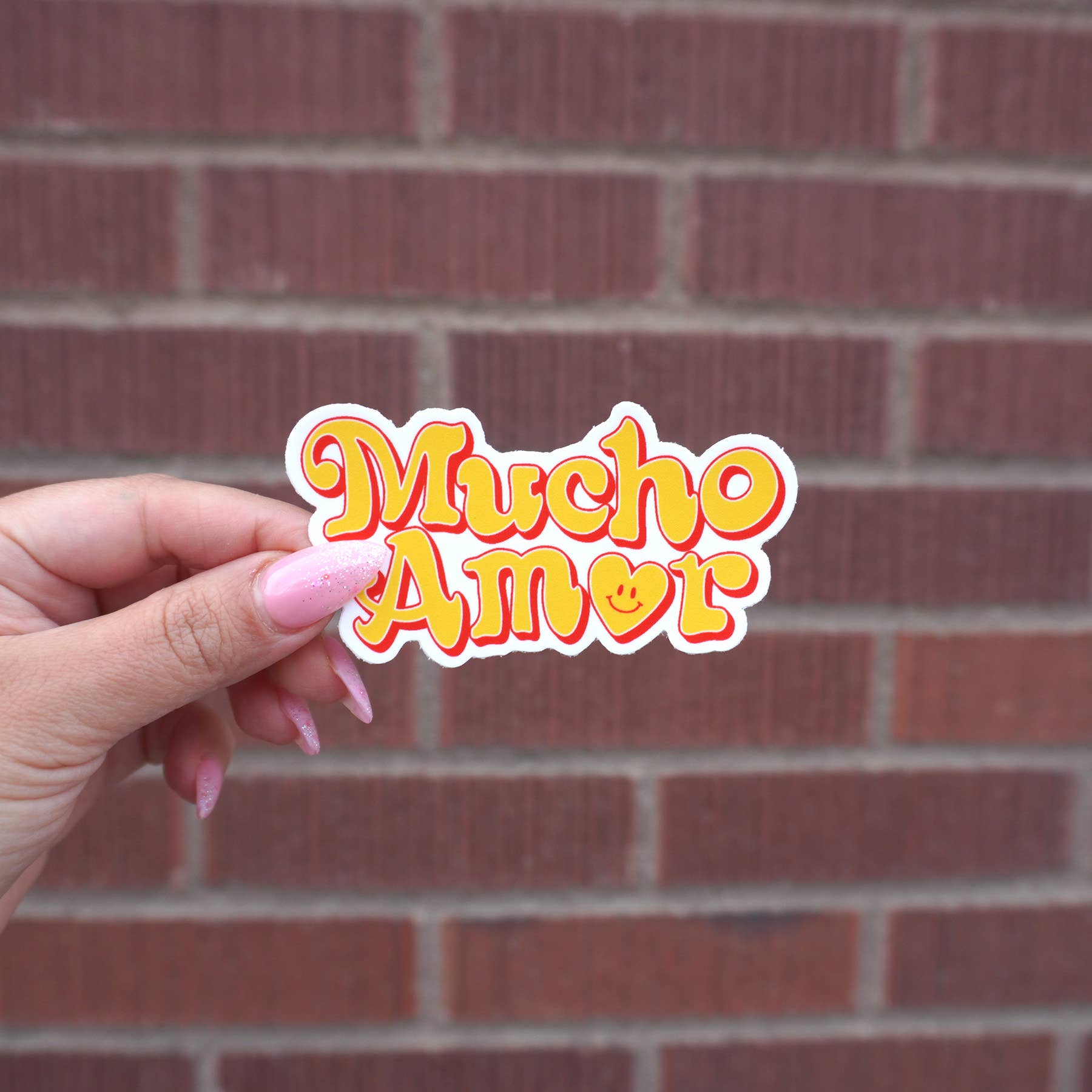 Erica Alfaro Designs - Mucho Amor Retro Mexican Sticker