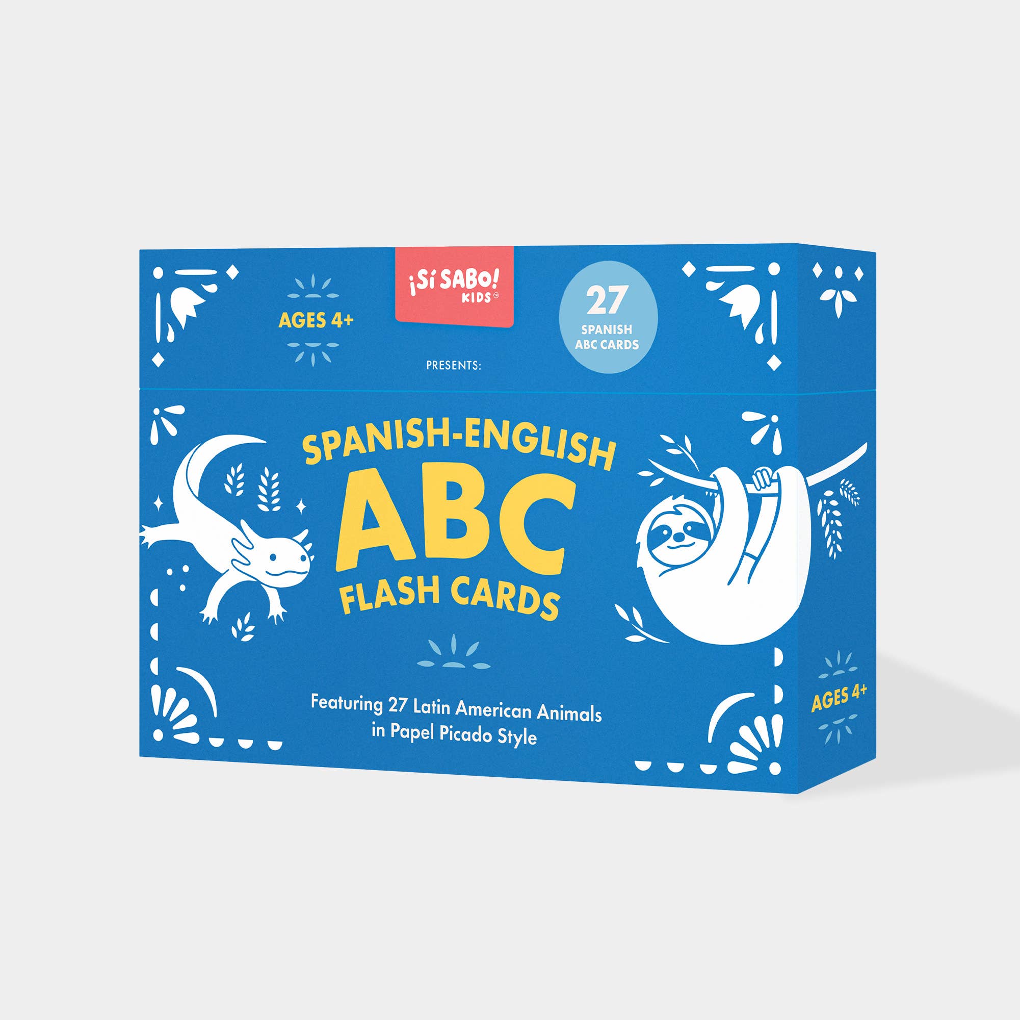 Blue Star Press - Spanish-English ABC Flash Cards: 27 Bilingual Alphabet Cards