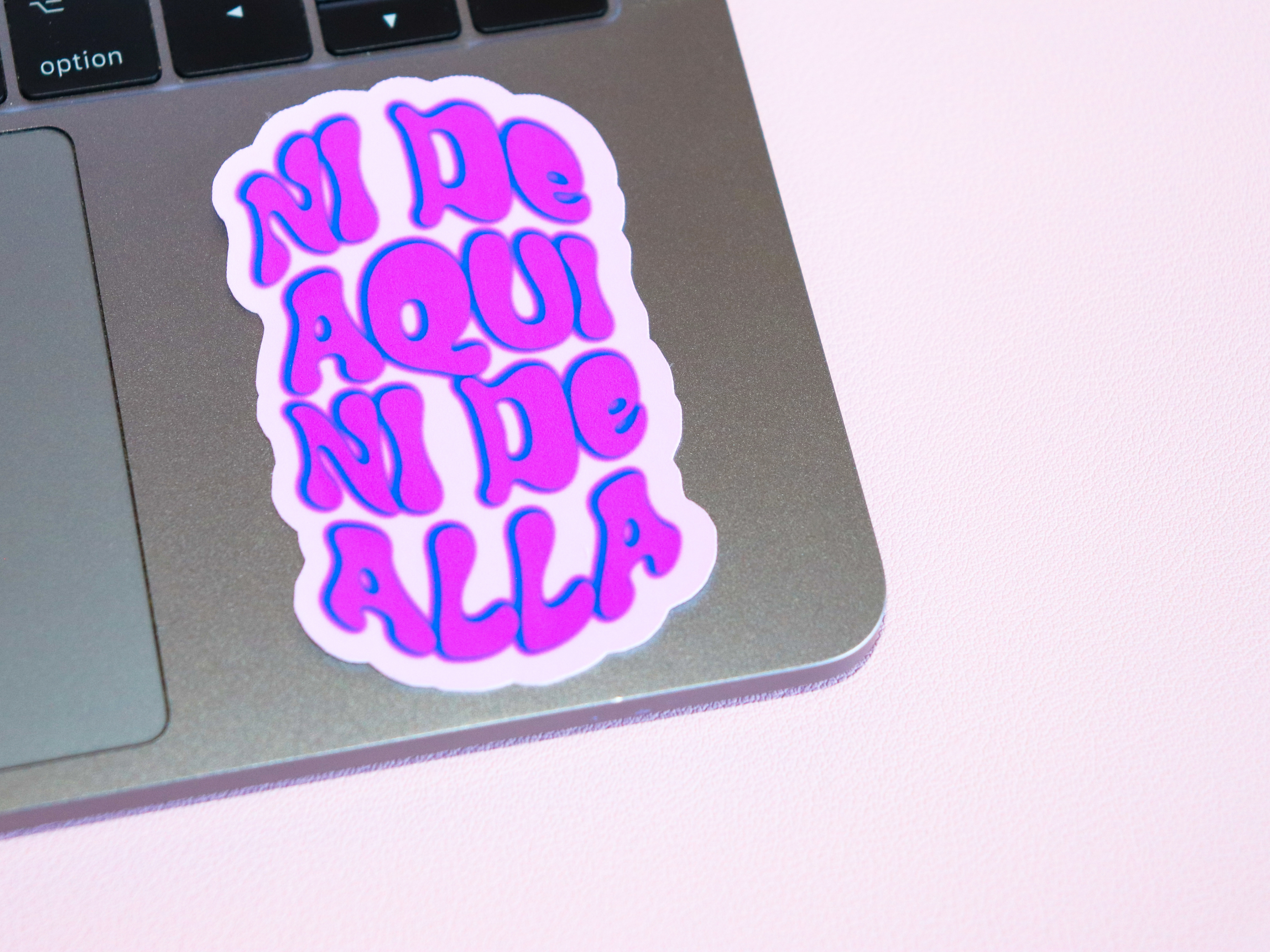 Espyz Studio - Ni De Aqui Ni De Alla Sticker - Latina Sticker - Immigrants