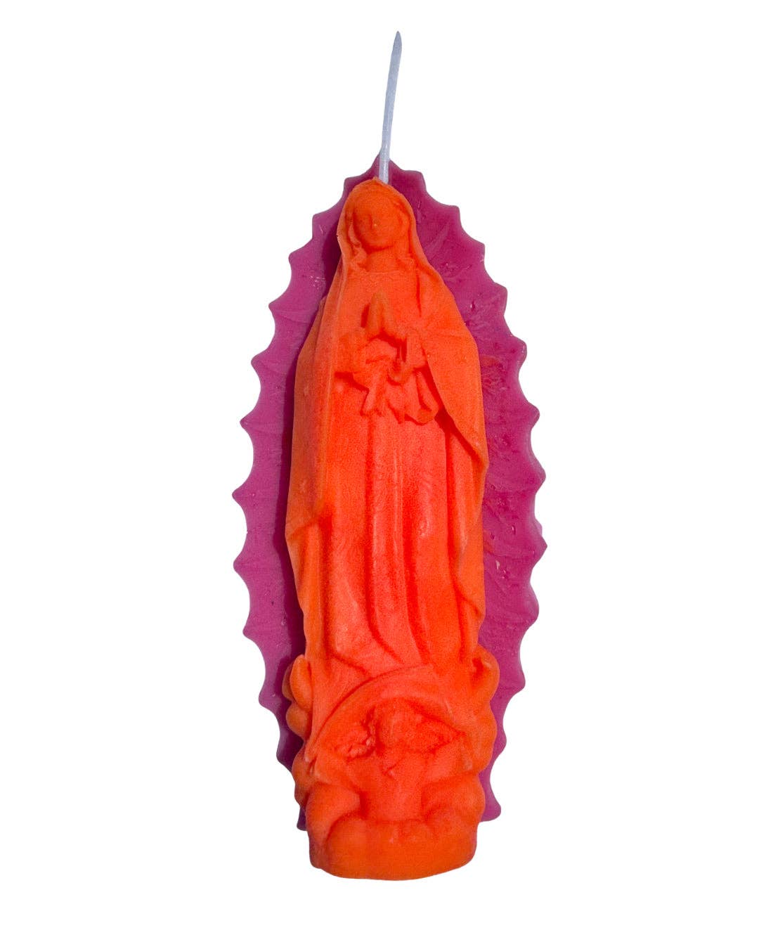 Beladoce Botanicals - Virgen Candle: Hot pink & green 💚🩷